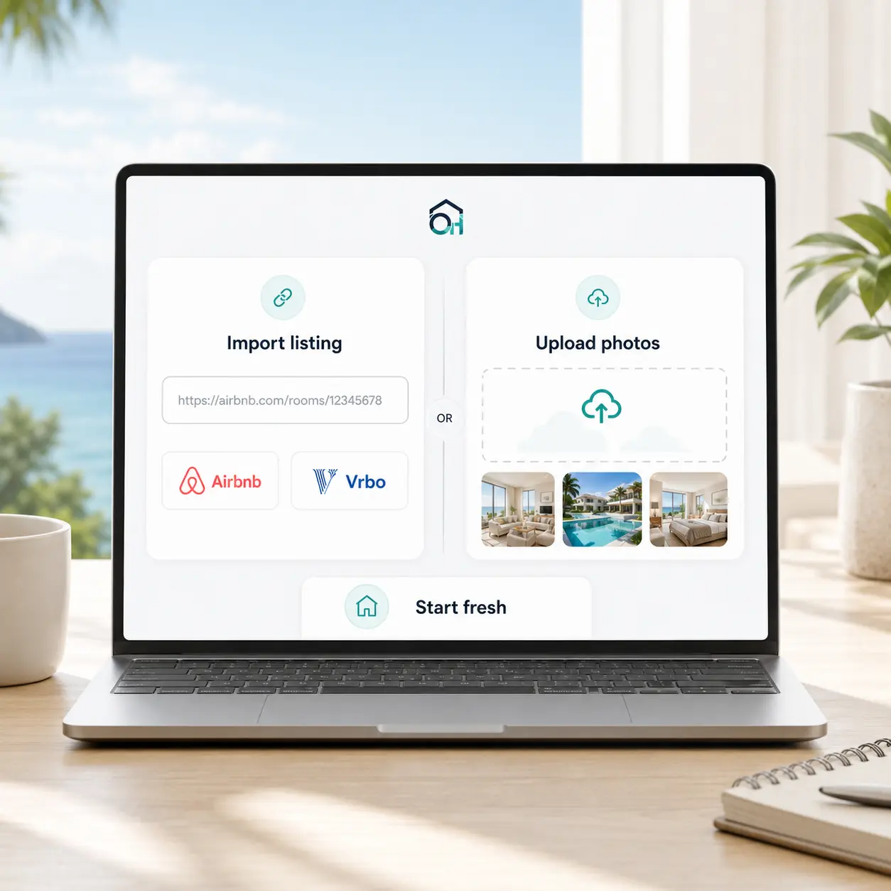 Import a listing from Airbnb, Vrbo, or Booking.com